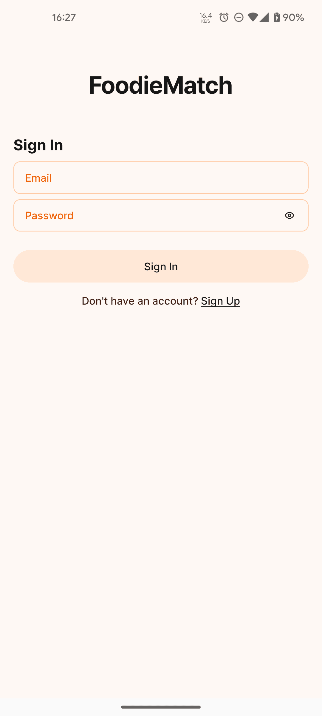 Foodiematch screenshot