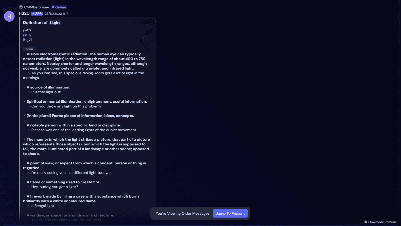 H320 Discord Bot screenshot