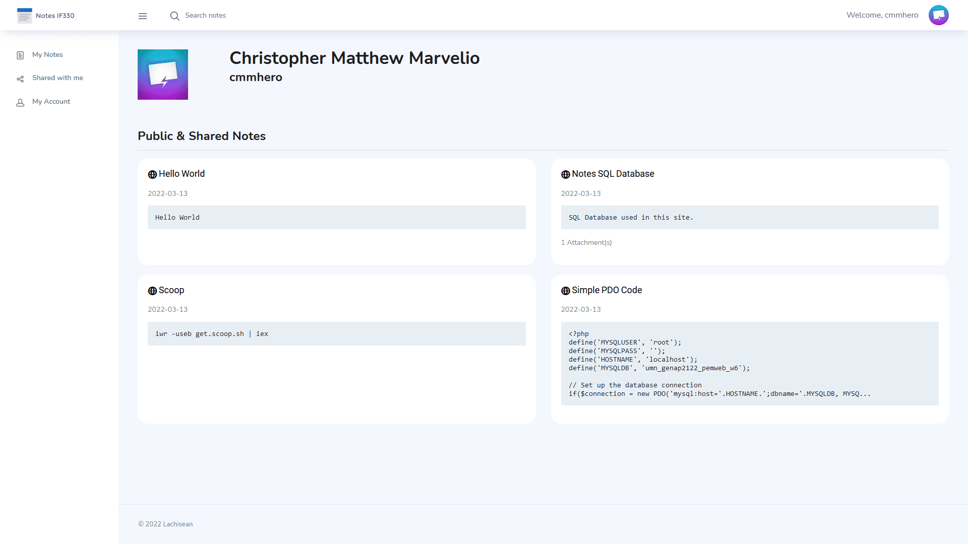 Note Lachisean screenshot