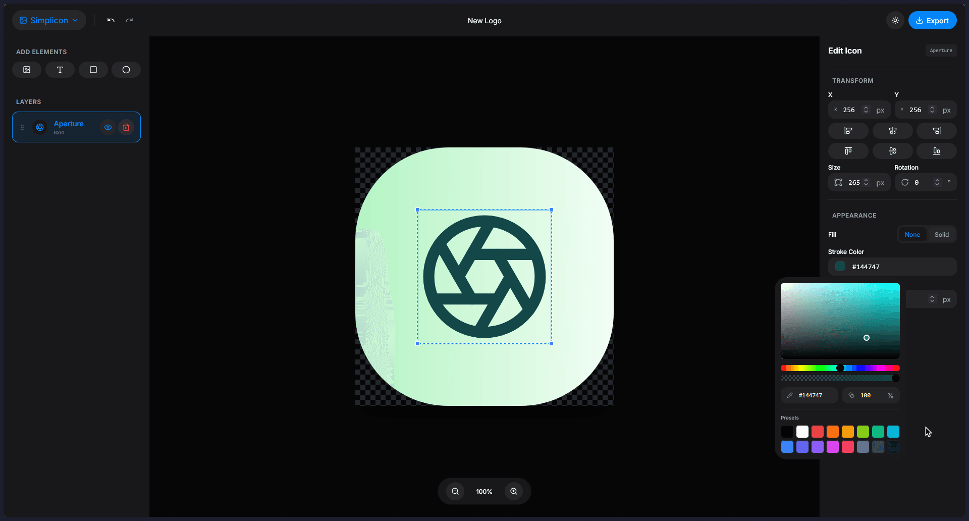 Simplicon screenshot