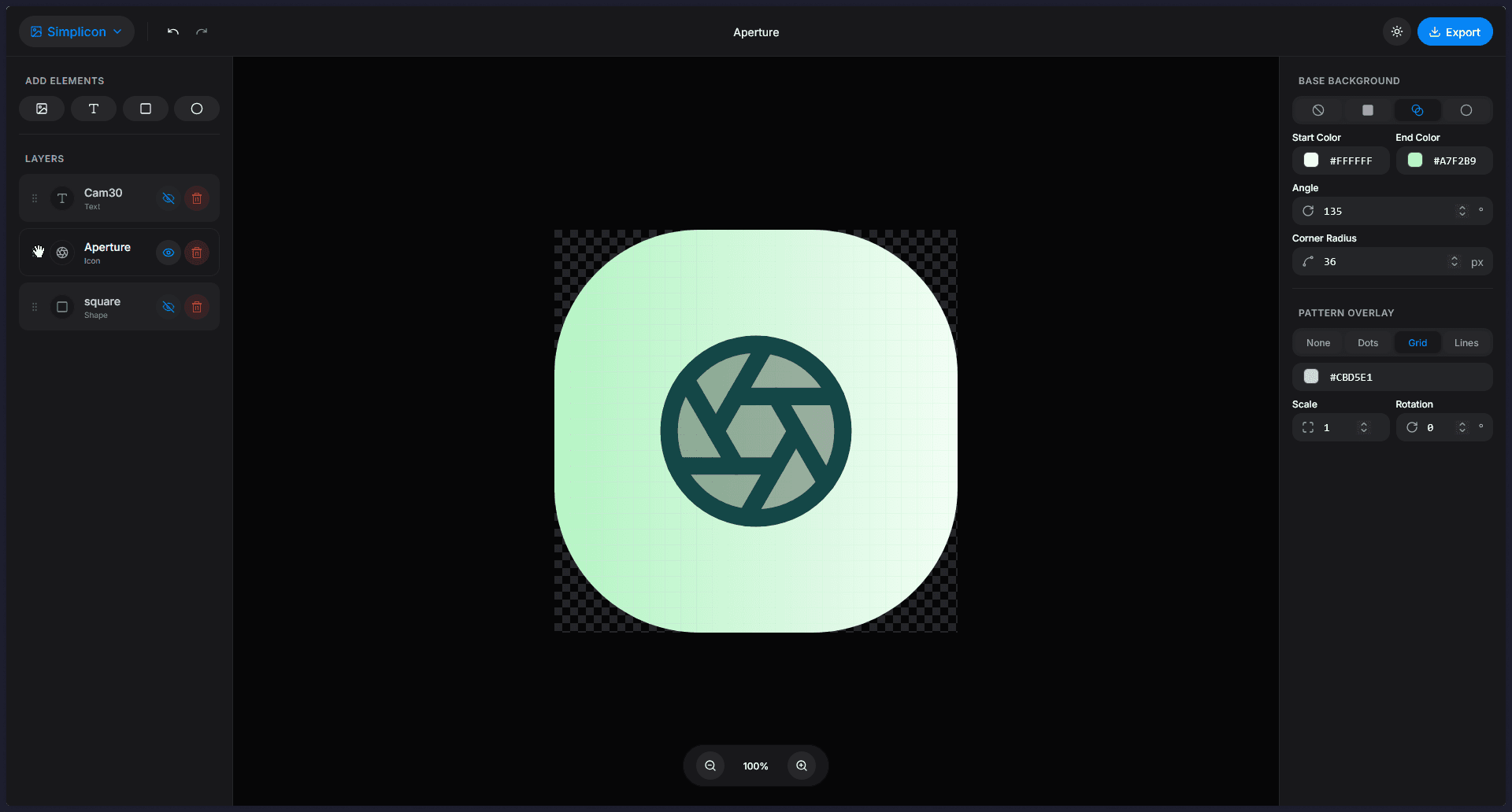Simplicon screenshot
