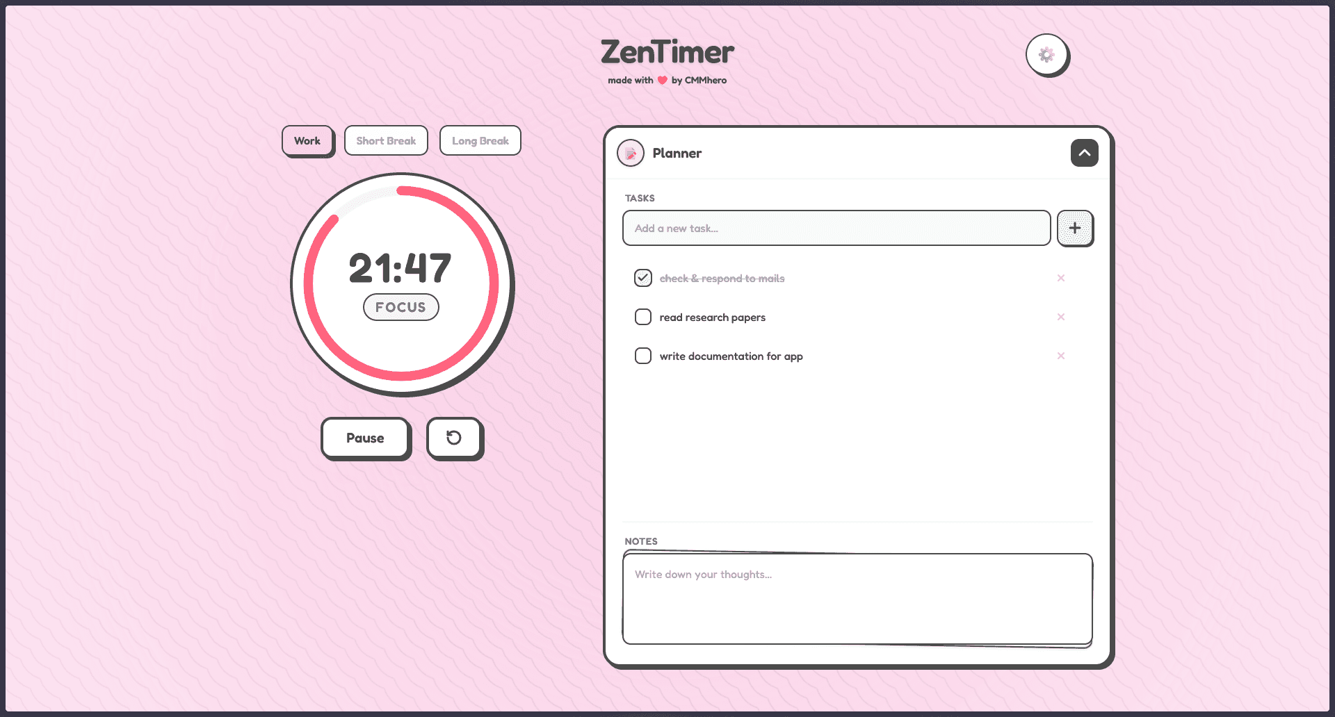 ZenTimer screenshot