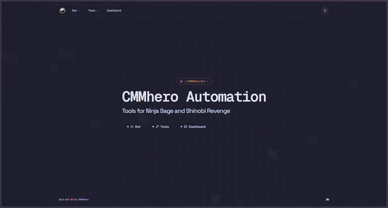 Screenshot of CMMhero Automation project