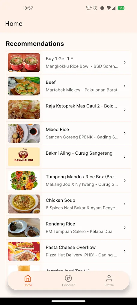 Foodiematch screenshot 4