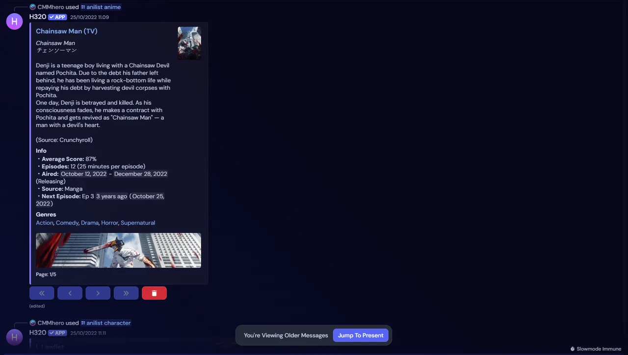 H320 Discord Bot screenshot 4