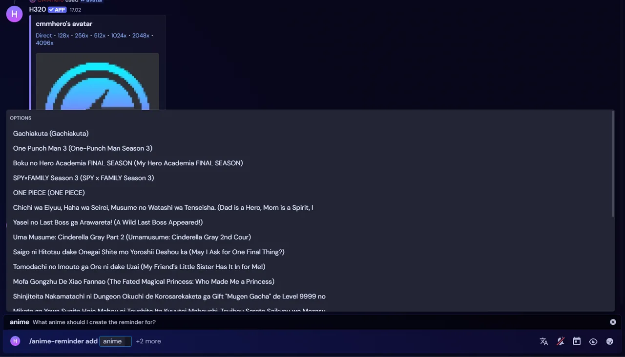 H320 Discord Bot screenshot 7