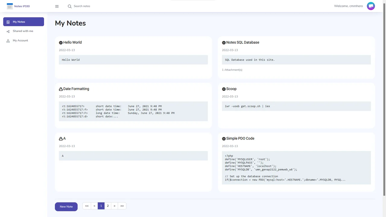 Note Lachisean screenshot 2