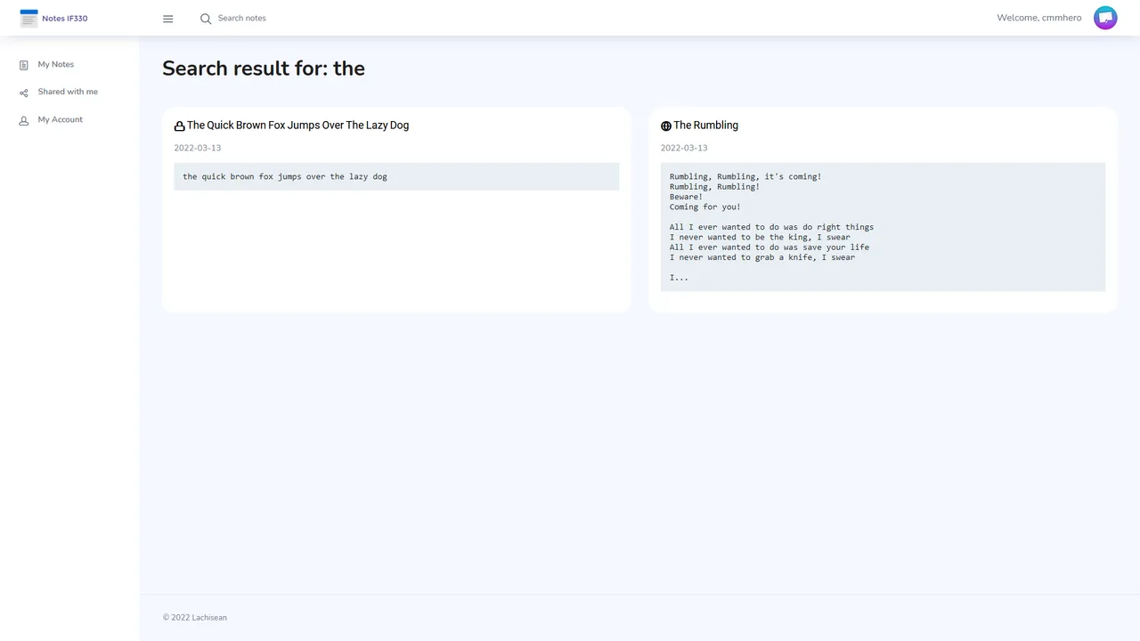 Note Lachisean screenshot 3